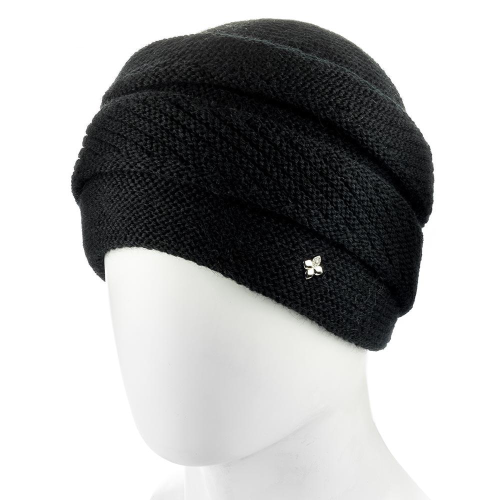 Шапка Zolly ZH254 женская шерстяная L р. 57-58 Черный Шапка Zolly ZH254 женская шерстяная L р. 57-58 Черный