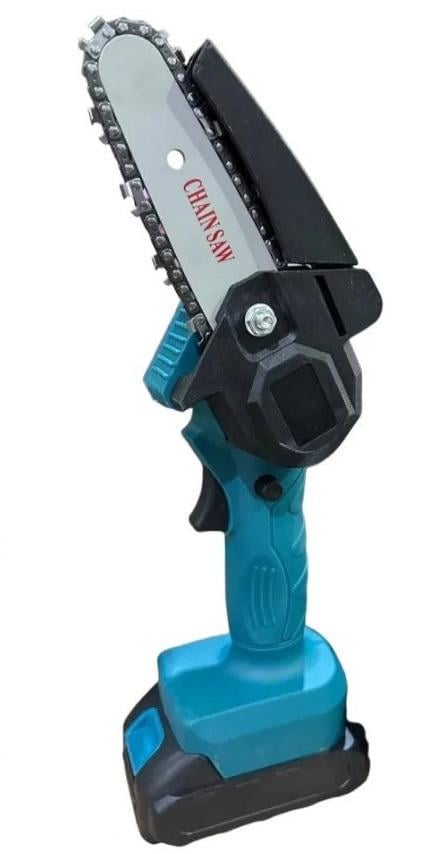 Аккумуляторная цепная пила Supretto 2000 мАч Blue (784780188)