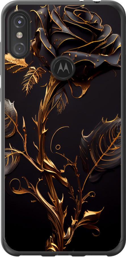Чохол на Motorola One Power Троянда 3 (5552u-1588-42517)