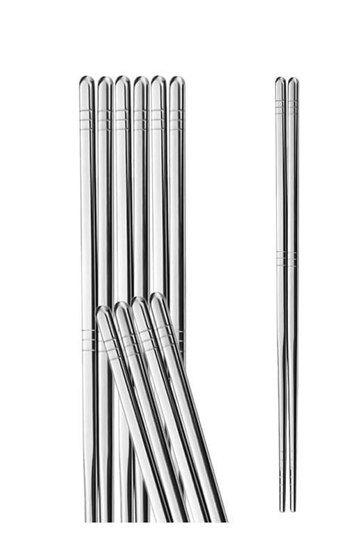 Палочки металлические для еды tiokin 5 пар