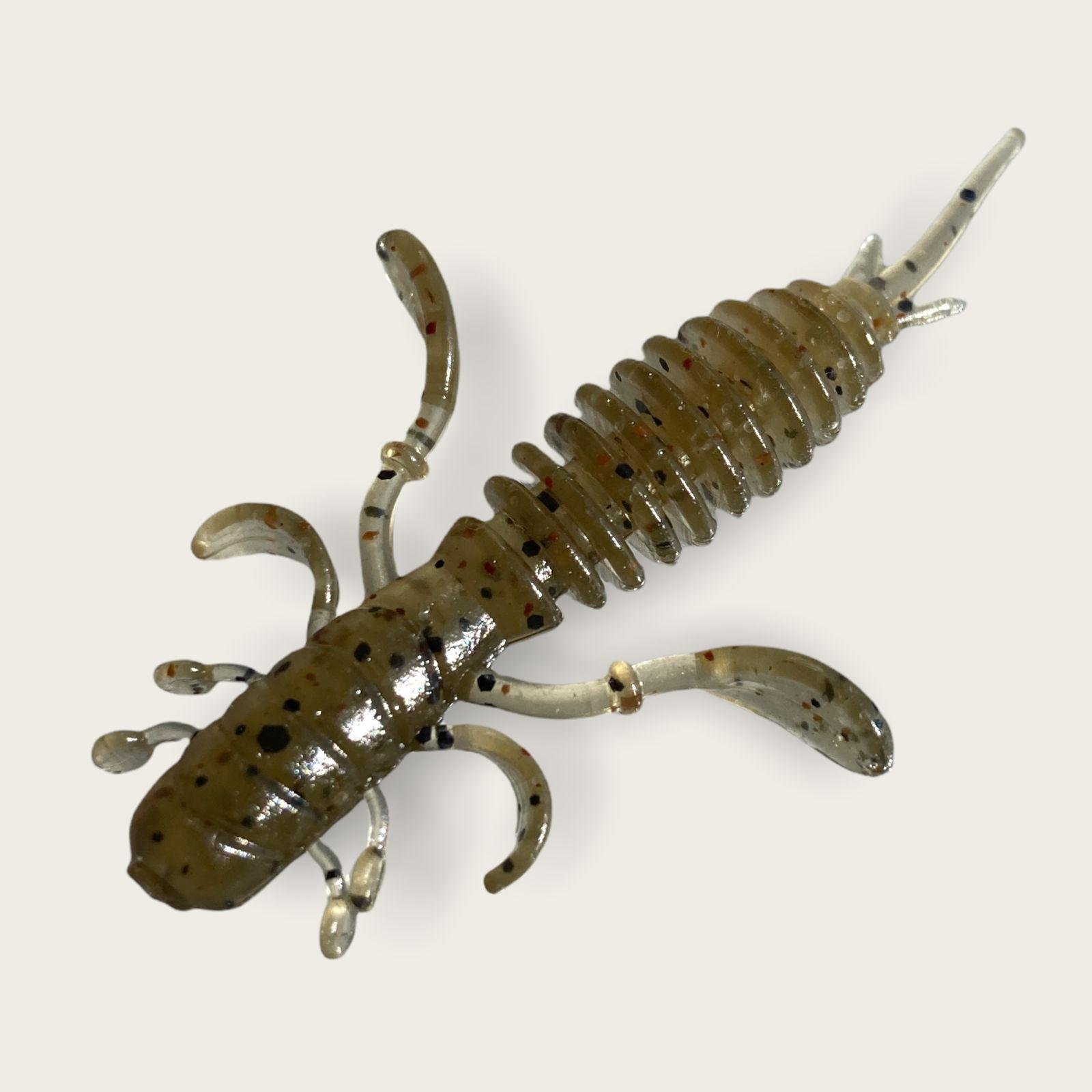 Приманки Big Baits Bouncy речная серия 1,6" 10 шт. # 106 Green Pumpkin (2164106)