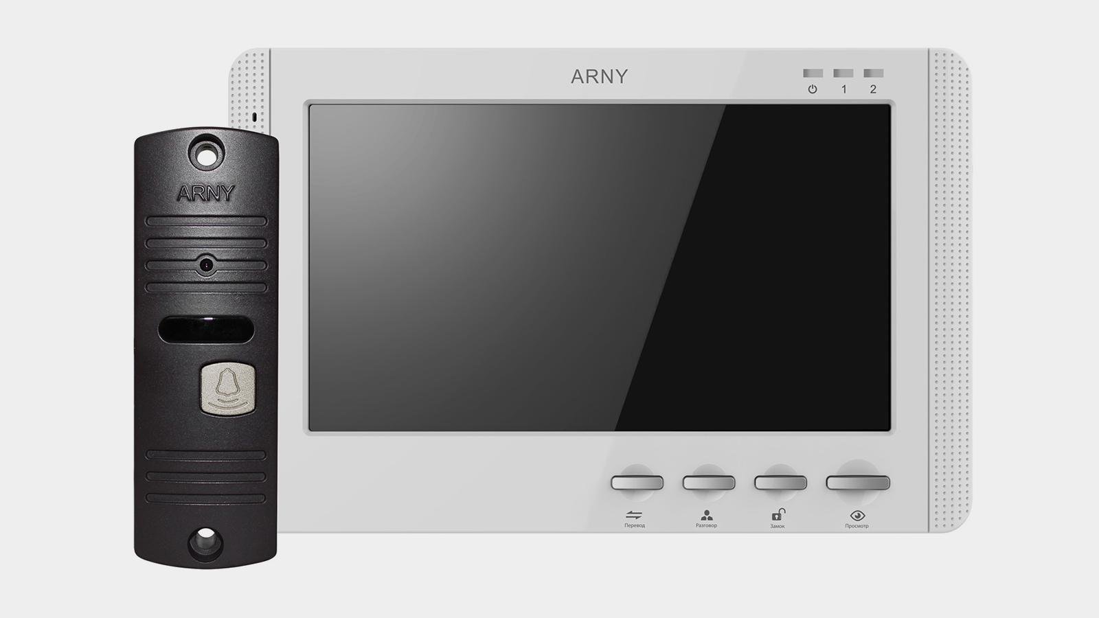 Комплект видеодомофона ARNY AVD-7905 White/Brown
