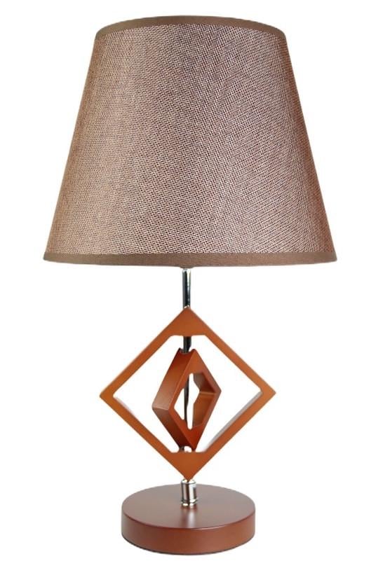 Лампа деревянная настольная с абажуром SVLIGHT 1089 Коричневый Лампа деревянная настольная с абажуром SVLIGHT 1089 Коричневый