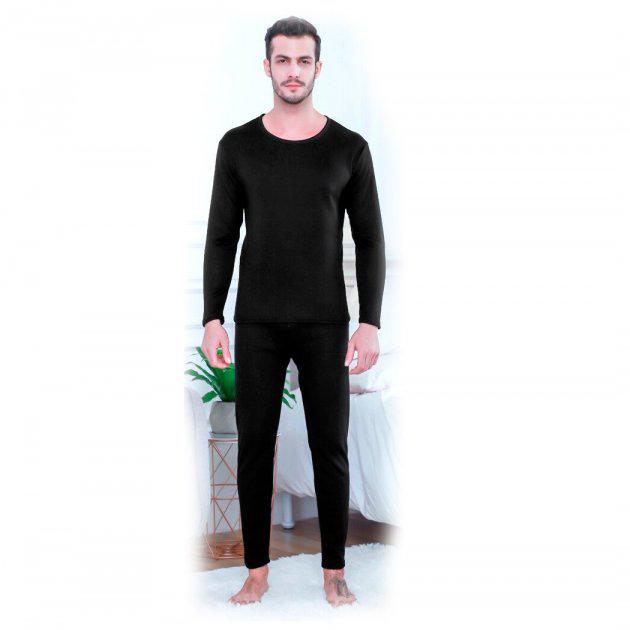 Термобілизна комплект чоловіча July's Song на флісі р. 46 Чорний - фото 3