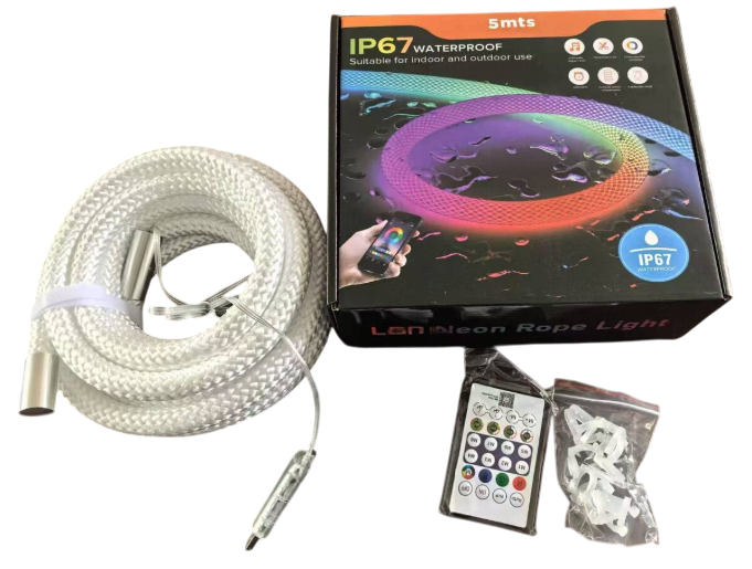 Светодиодная плетеная лента Valeso 5v-RGB с пультом 200 режимов 5 м (29205465)