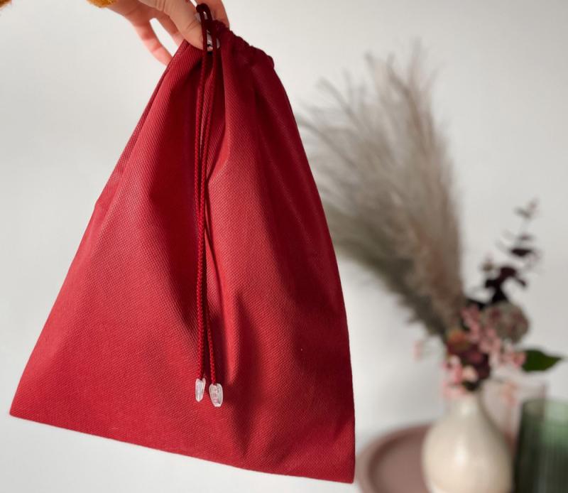 Пыльник для обуви на затяжке Красный (HO-01-h-red)