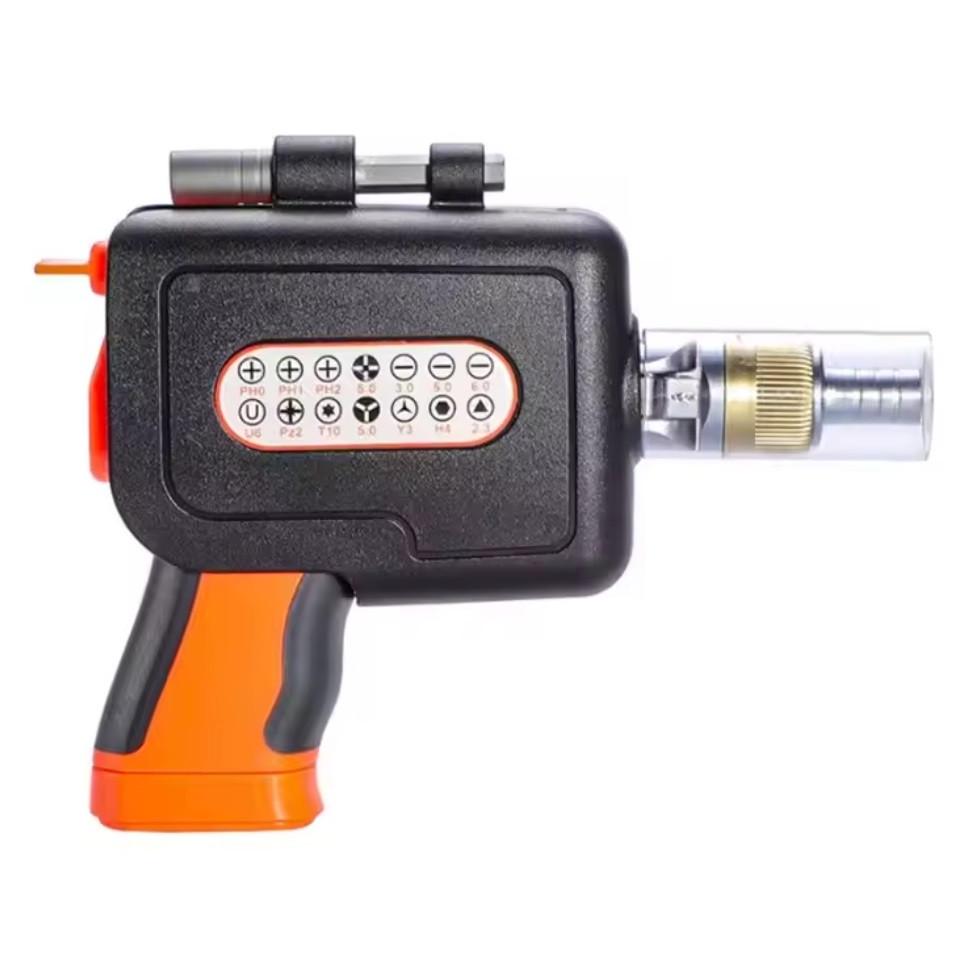 Викрутка-пістолет RIAS 2882A з 16 бітами Orange (3_05901) - фото 2 Викрутка-пістолет RIAS 2882A з 16 бітами Orange (3_05901) - фото 2