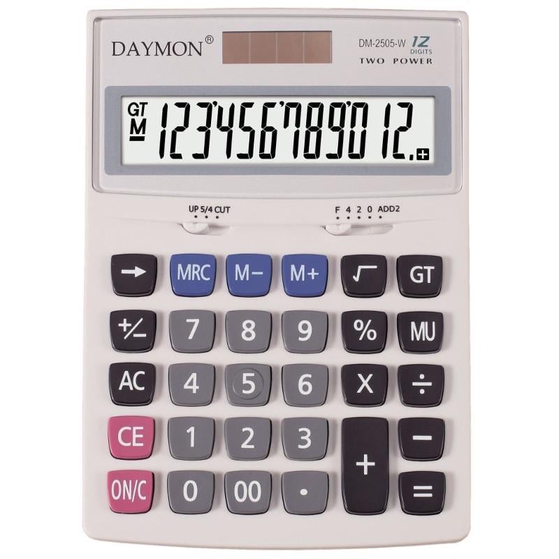 Калькулятор бухгалтерский Daymon DM-2505W