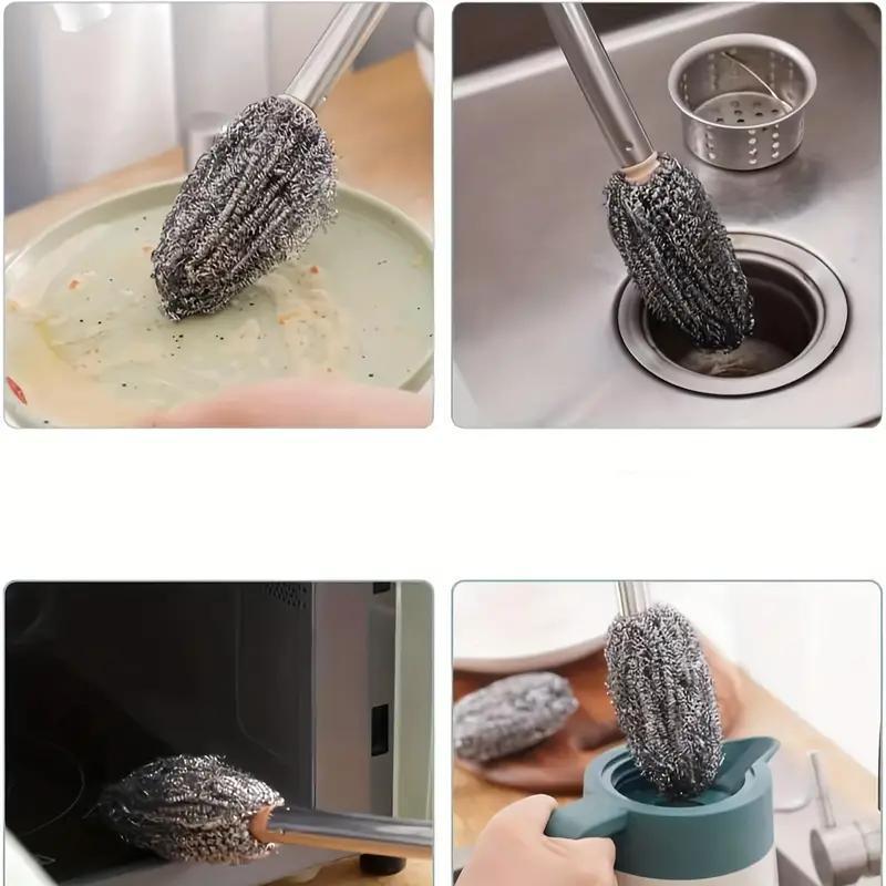 Щетка-ершик для уборки с ручкой 1 шт. Голубой - фото 9 Щетка-ершик для уборки с ручкой 1 шт. Голубой - фото 9