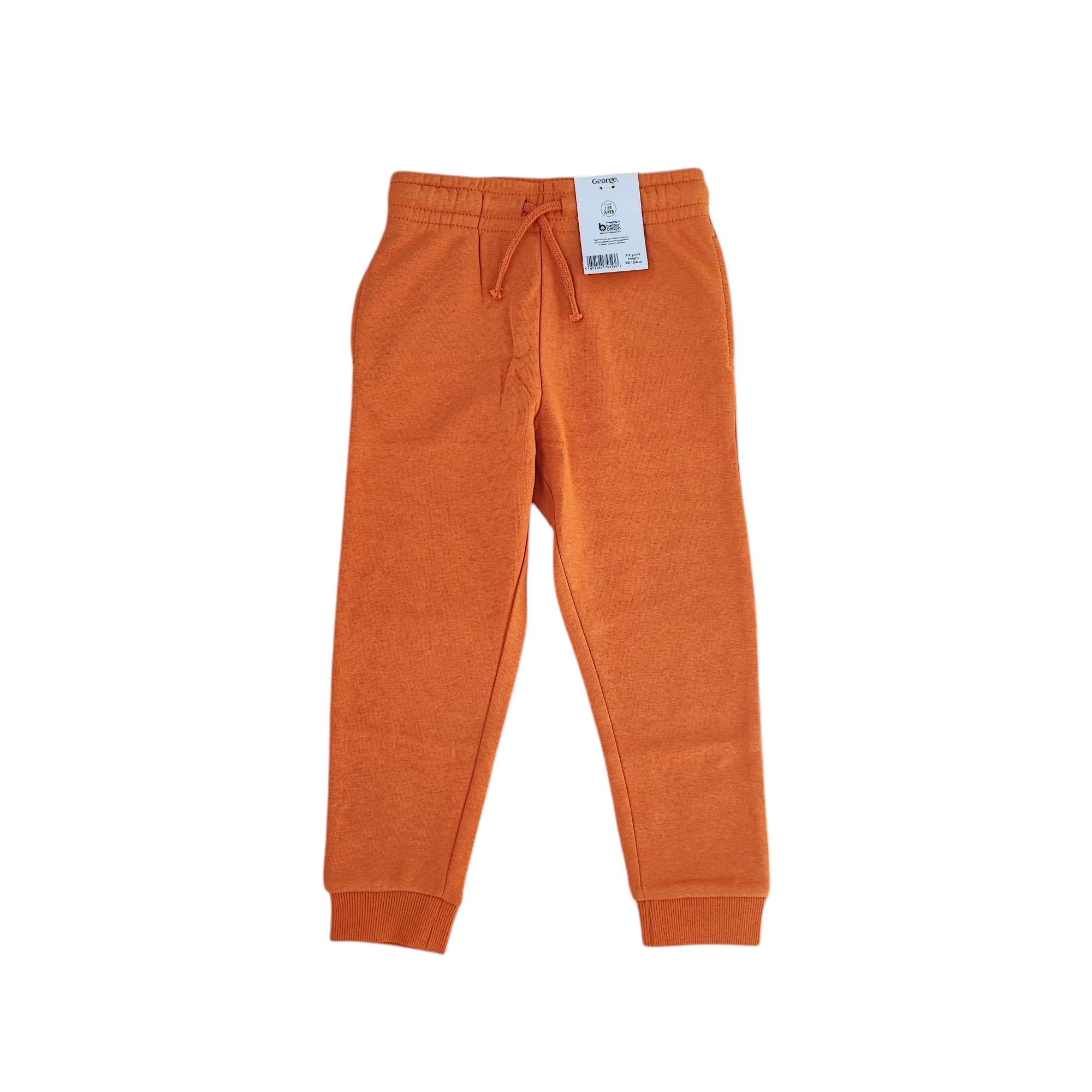 Штани спортивні дитячі для хлопчика George утеплені 98-104 см Помаранчевий (250329041) Штани спортивні дитячі для хлопчика George утеплені 98-104 см Помаранчевий (250329041)
