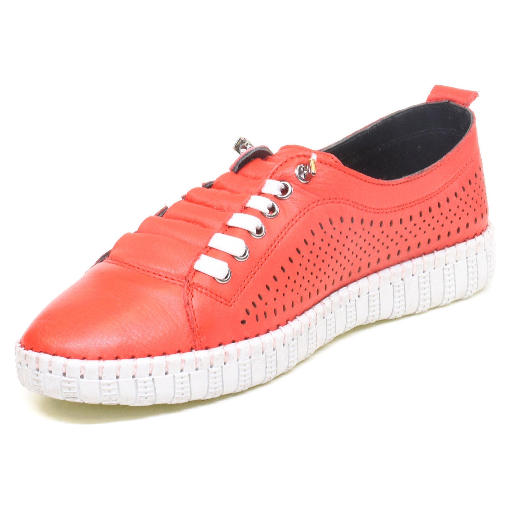 Кеди жіночі La Pinta р. 38 Червоний (089259-38) - фото 3 Кеди жіночі La Pinta р. 38 Червоний (089259-38) - фото 3