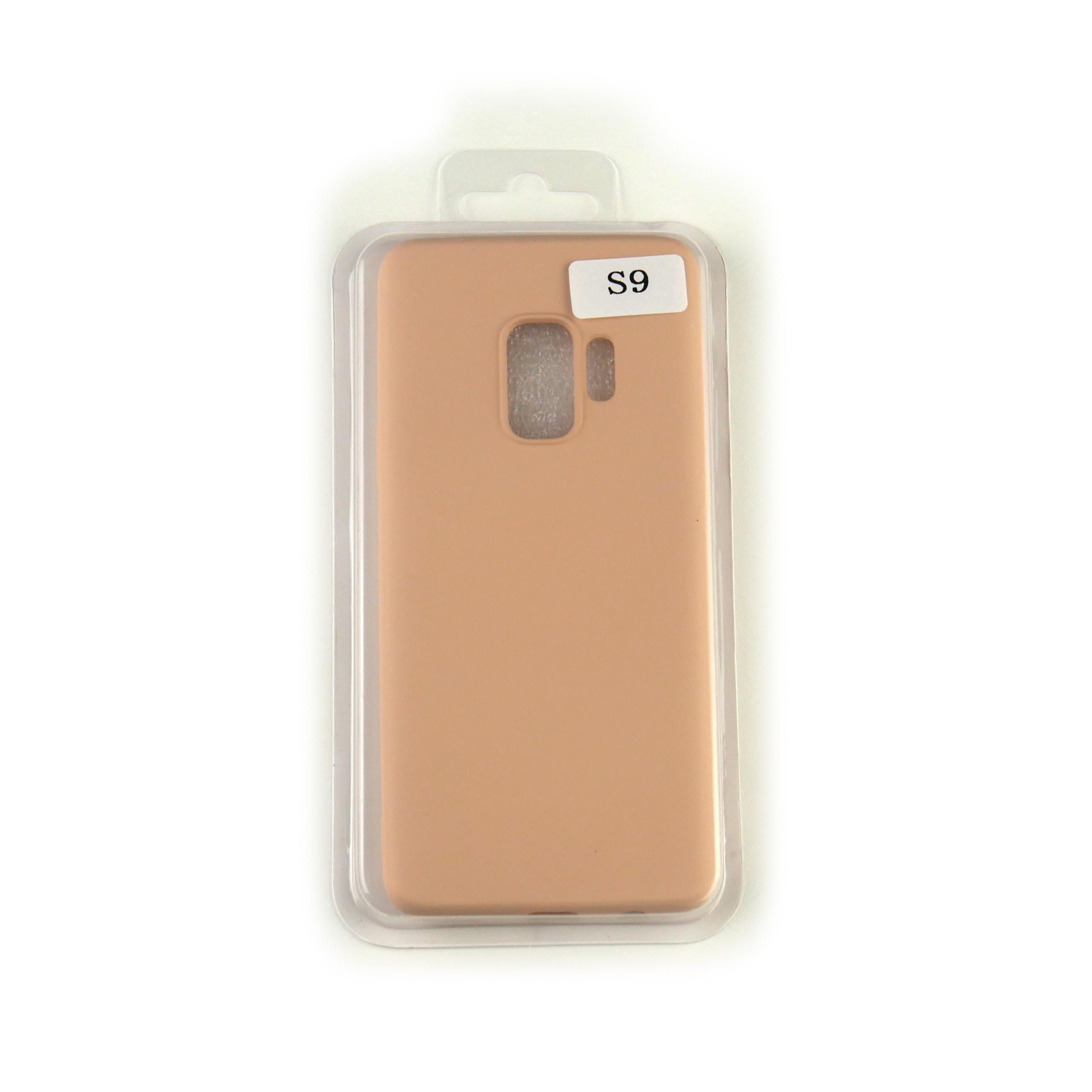 Чехол Silicone Case Full Cover Samsung S9 Розовое Золото