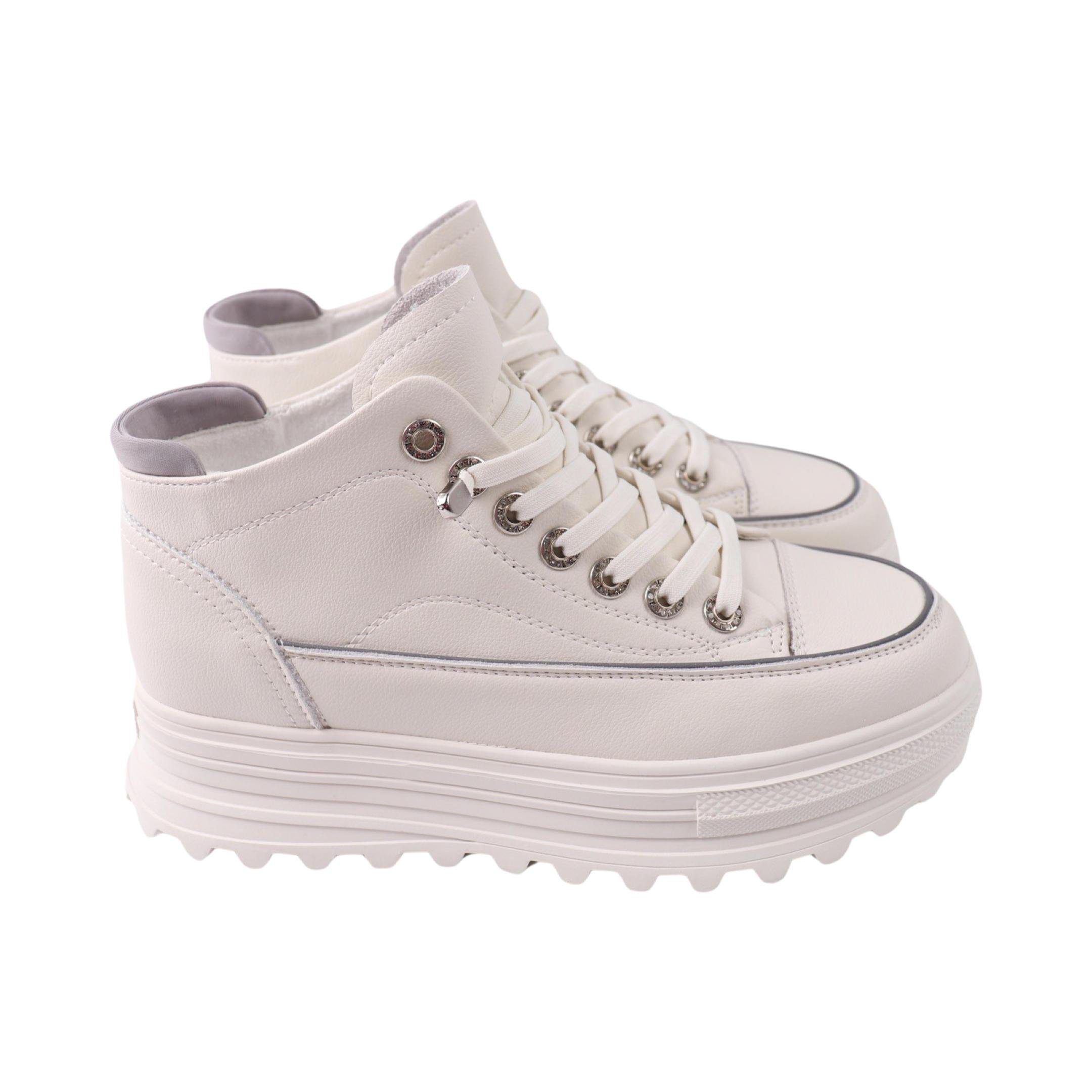 Ботинки женские Berisstini натуральная кожа р. 39 Молочный (232-24DHS)