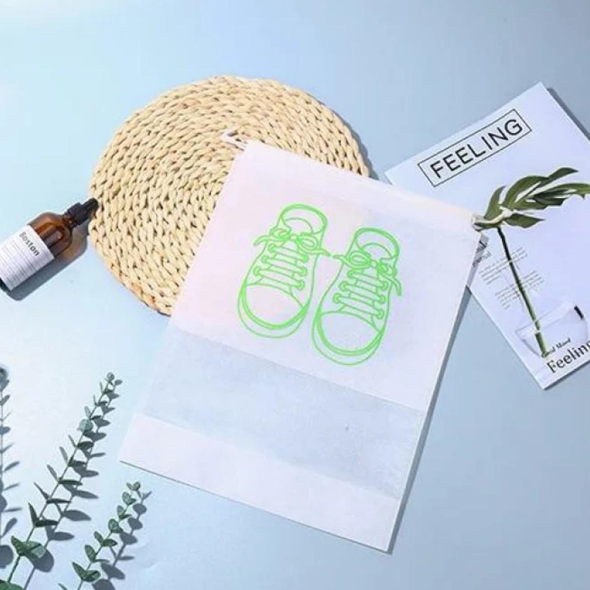 Чехол для хранения и перевозки обуви Shoe Bag на затяжках с окошком 32х44 см (WW58742-4) - фото 5 Чехол для хранения и перевозки обуви Shoe Bag на затяжках с окошком 32х44 см (WW58742-4) - фото 5