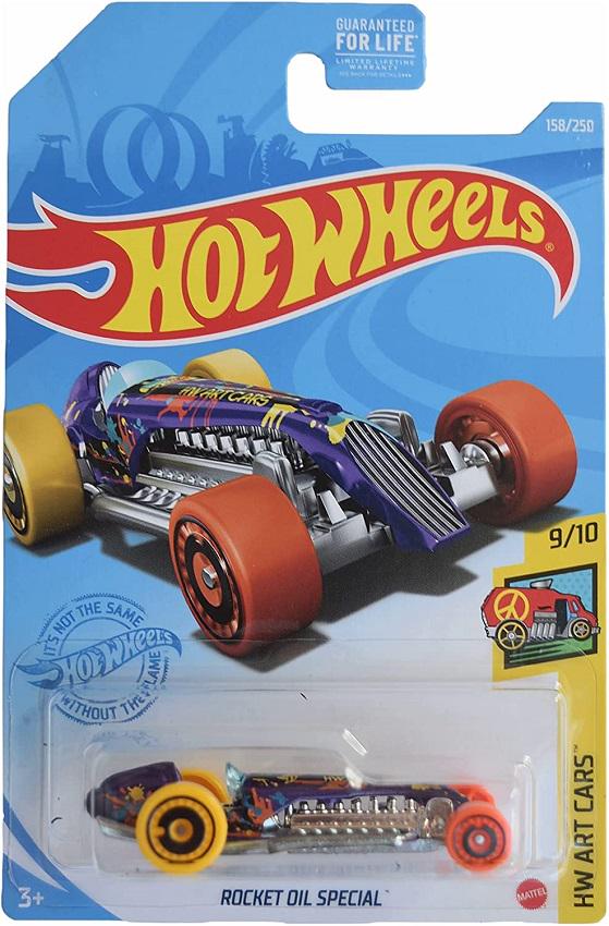 Машинка базовая Hot Wheels серии Art Cars 9/10-Rocket Oil Special 2021