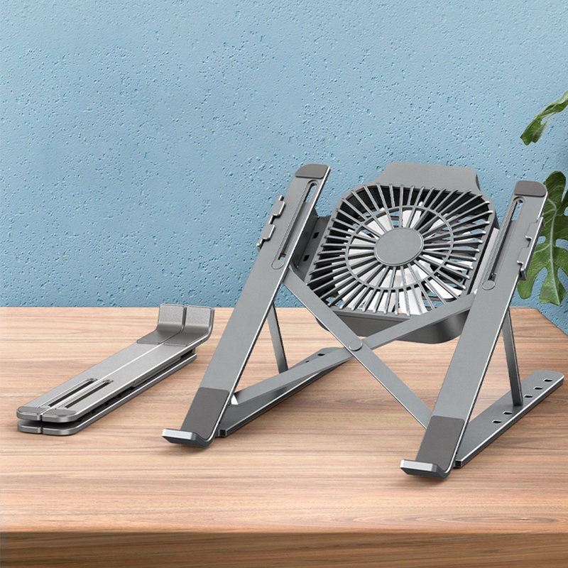 Підставка для ноутбука Kairun Aluminium з активним охолодженням - фото 8 Підставка для ноутбука Kairun Aluminium з активним охолодженням - фото 8