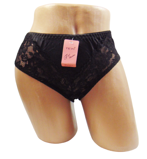 Трусы кружевные Teyi 20009 3XL Черный