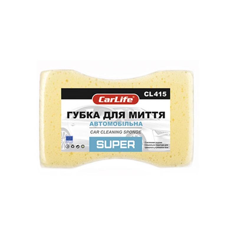 Губка для миття автомобіля CarLife Super з великими порами (8850)