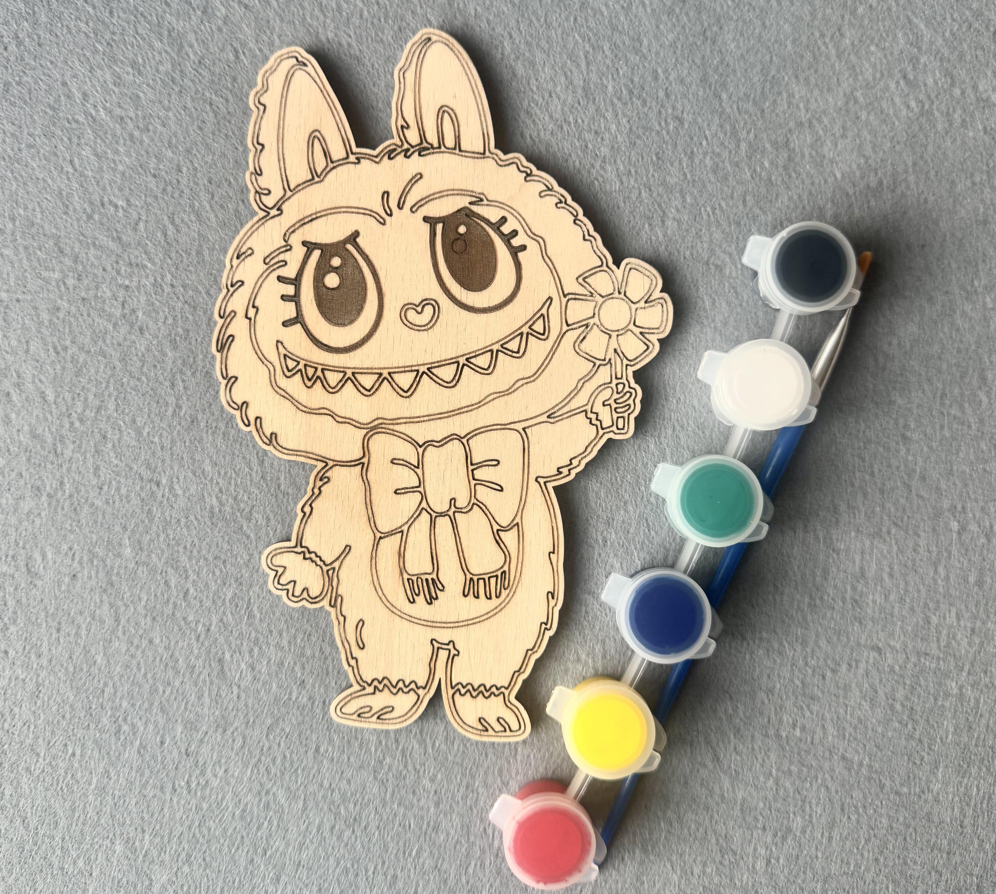 Розмальовки дерев'яні набір для творчості # 6 (22181) Розмальовки дерев'яні набір для творчості # 6 (22181)