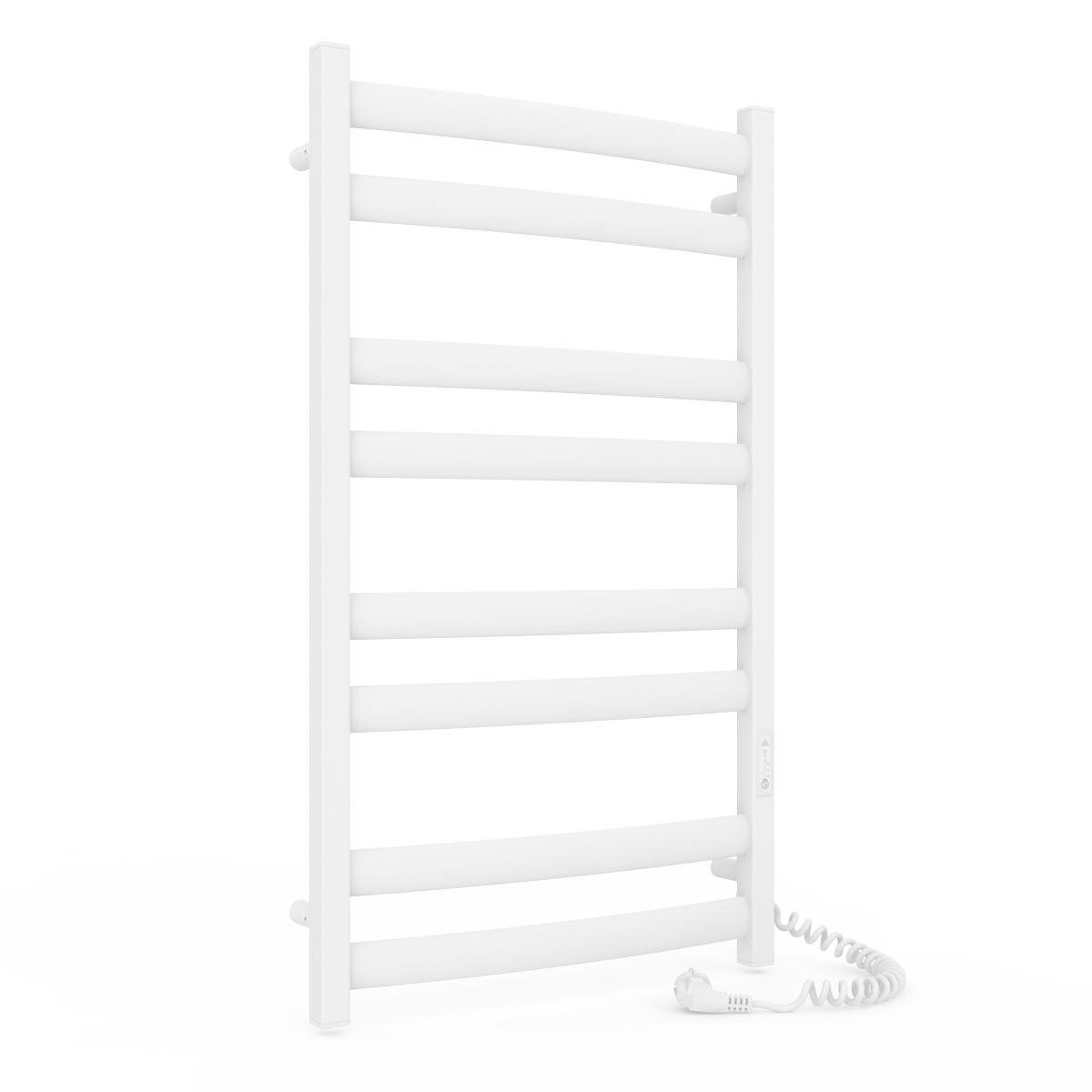 Полотенцесушитель электрический Laris Зебра Атлант ЧФ8 стальной 500х900 мм с правым подключением R3 Белый (132-127-77700099)