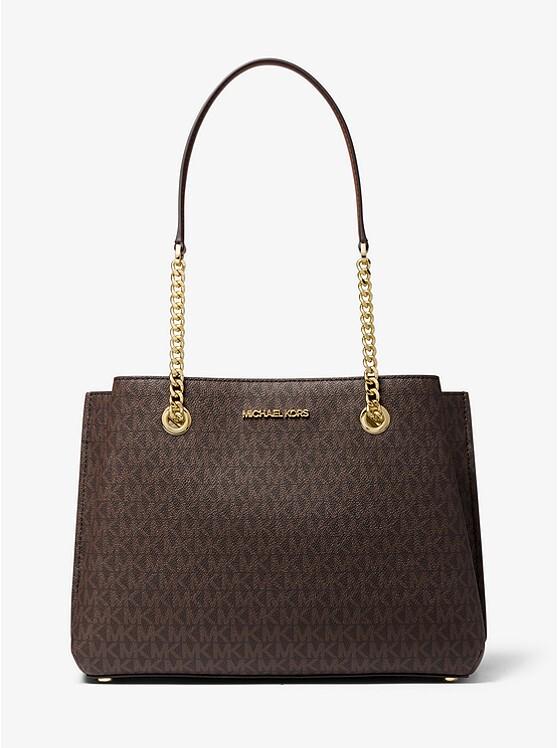 Женская сумка Michael Kors Teagan Shoulder Bag Brown (MK-797164)