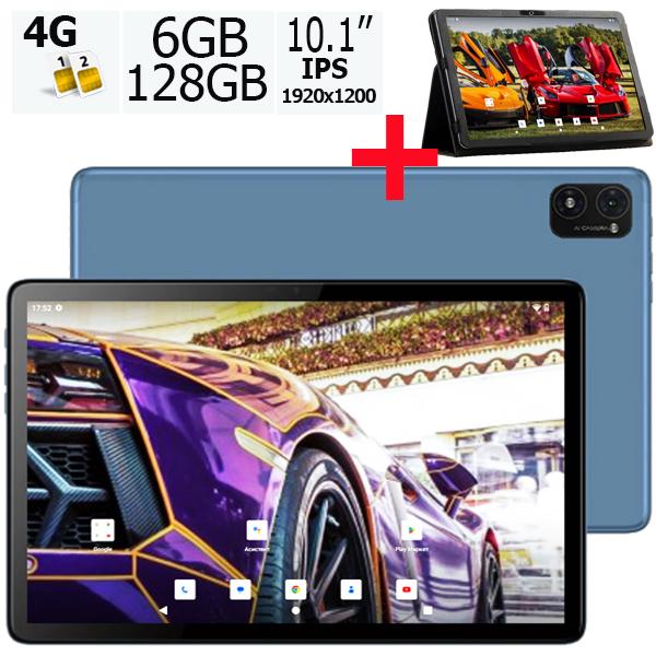 Планшет-телефон Adronix Neo Tаb 10 LTE 6GB/128GB DUAL SIM 10,1" IPS FULL HD 1920x1200 Blue з чохлом-книжкою (24911530) - фото 2