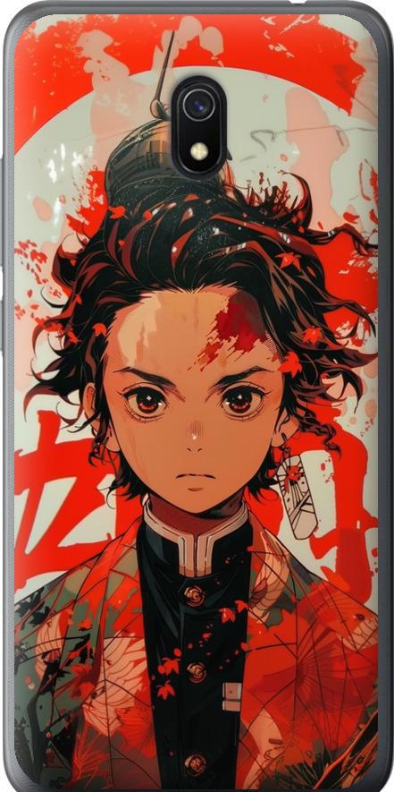 Чехол на Xiaomi Redmi 8A Тандзиро Камадо (6131t-1794-42517)