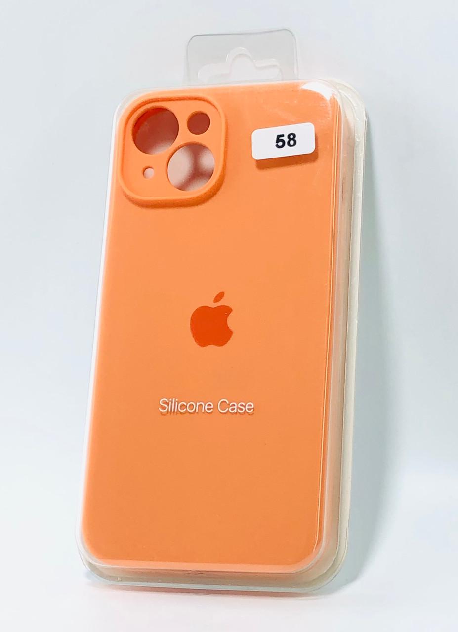 Чохол для телефону iPhone 15Plus Silicone Case FULL Camera №58 carrot