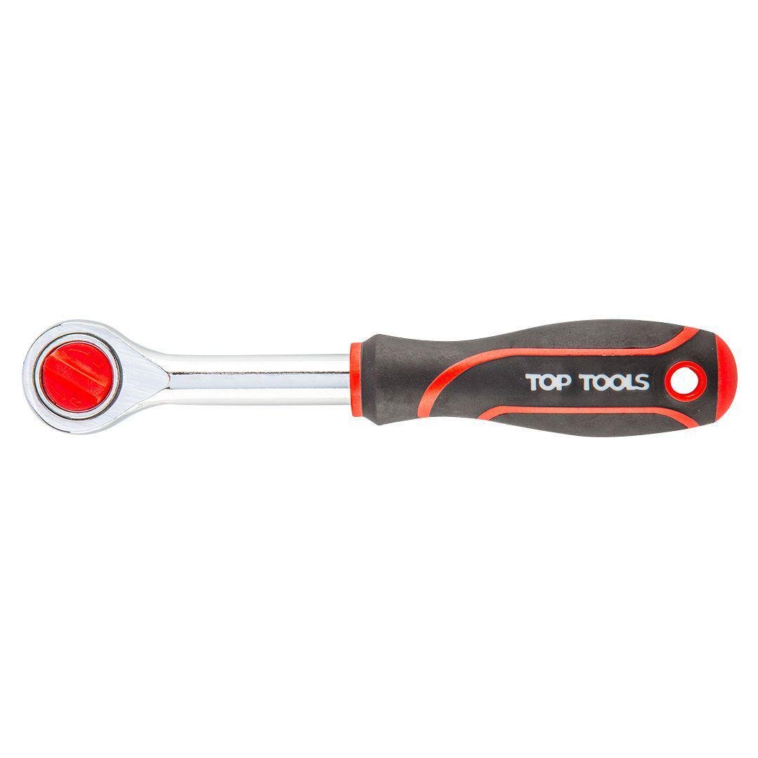 Ключ-трещотка с реверсом Top Tools 38D101 1/4" 24 зубца (22932)