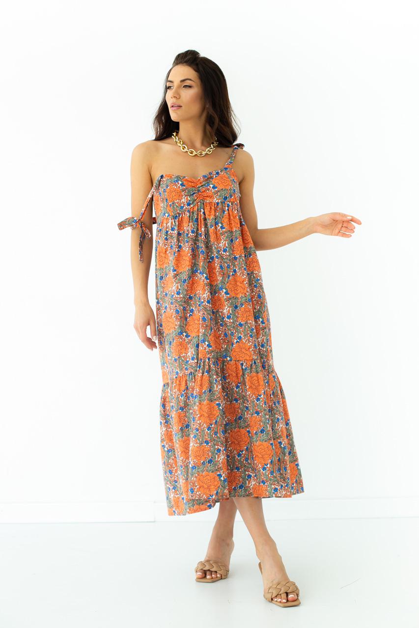 Сарафан Crep S Терракотовый (9496262)