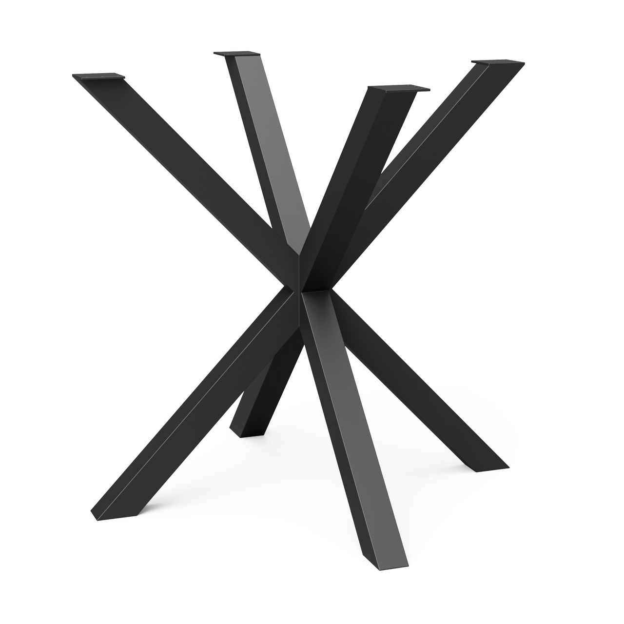 Каркас для стола из металла 750х750 мм H 730 мм Черный (1197) Каркас для стола из металла 750х750 мм H 730 мм Черный (1197)