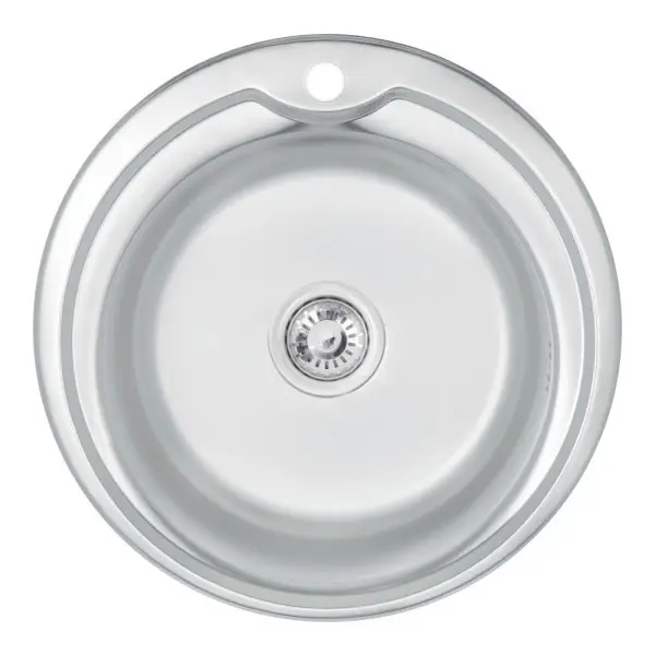 Мойка кухонная Wezer 510 06 Satin с сифоном 510x180 мм (1034795)
