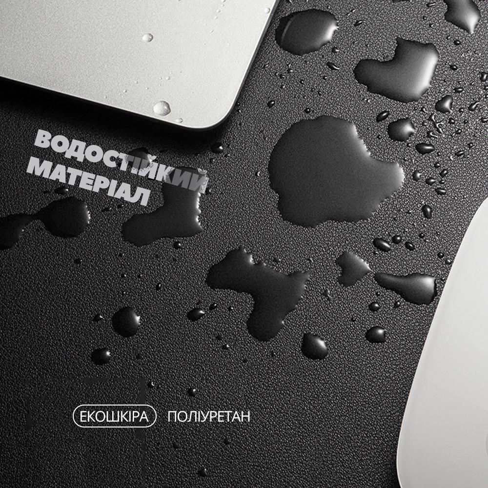 Подкладка-коврик кожаная для ноутбука на компьютерный стол Черный/Красный (23949433) - фото 5 Подкладка-коврик кожаная для ноутбука на компьютерный стол Черный/Красный (23949433) - фото 5