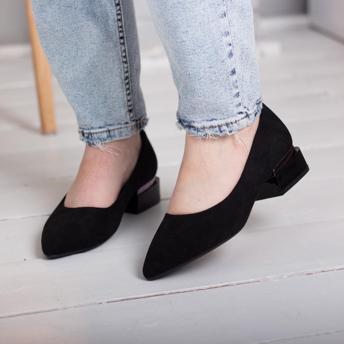 Туфли женские Fashion р. 36 23,5 см Черный (2618)