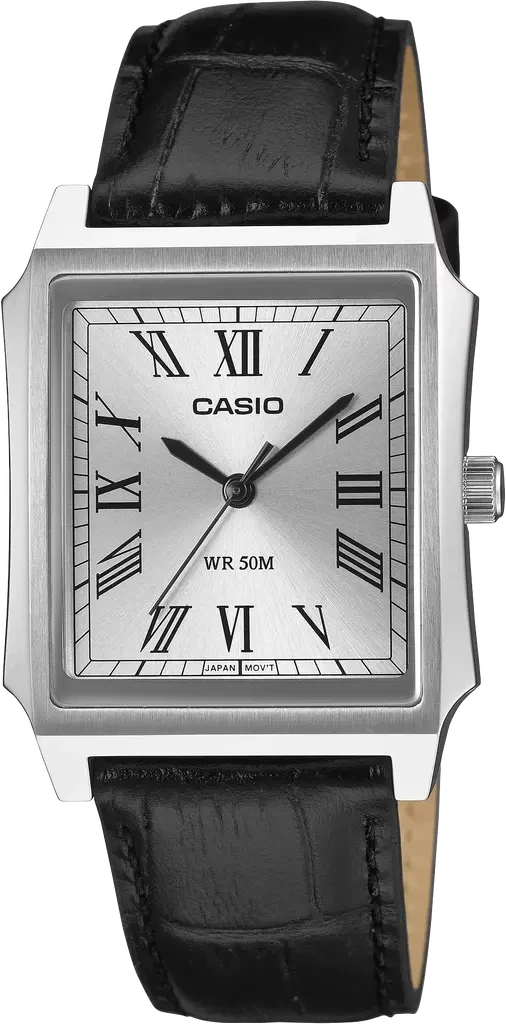 Мужские наручные часы Casio Timeless Collection MTP-B190L-7B со стальным корпусом Серебряный (3139706437)