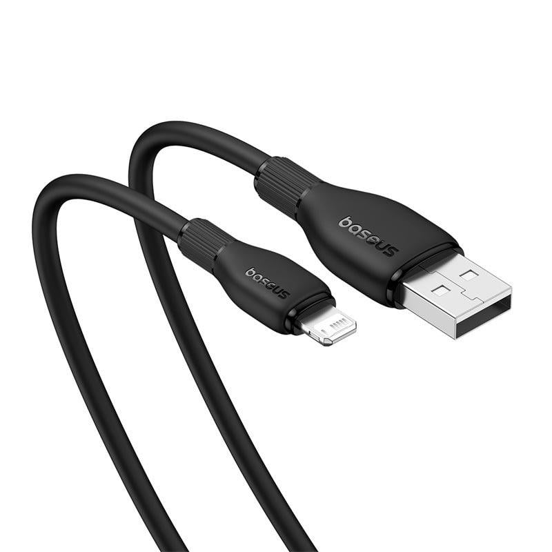 Кабель для зарядки і передачі даних Baseus Lightning Pudding Series Fast Charging Cable 2м Чорний (P10355700111-01) - фото 3 Кабель для зарядки і передачі даних Baseus Lightning Pudding Series Fast Charging Cable 2м Чорний (P10355700111-01) - фото 3
