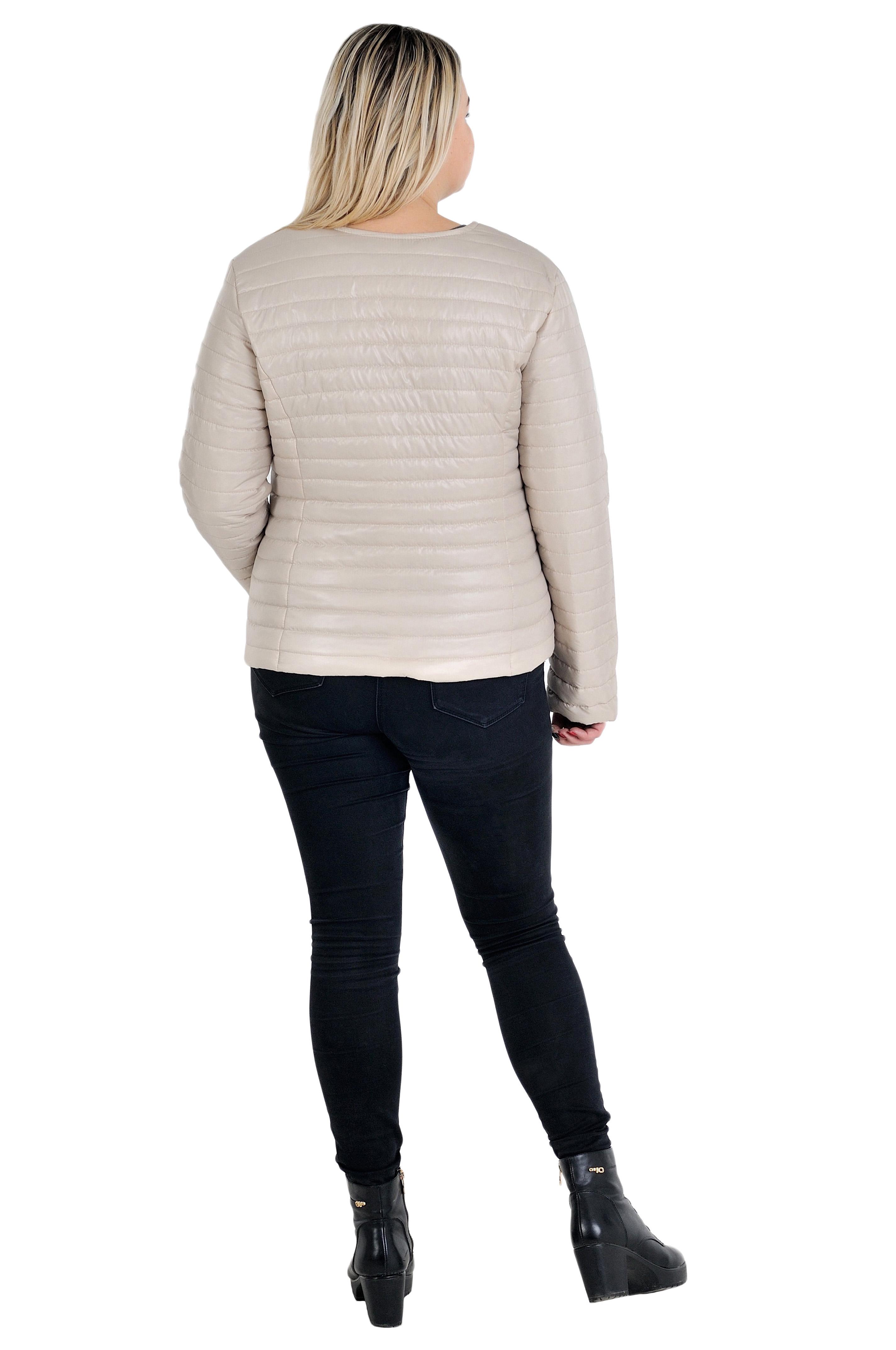 Куртка жіноча Sanny р. 64 Бежевий (№3502-бр-мк) - фото 2