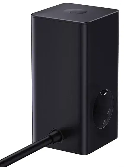 Зарядное устройство сетевое BASEUS Power Combo Tower Power Strip 2AC/2USB/2Type-C E00023609113-00 100W 1,5 м Black