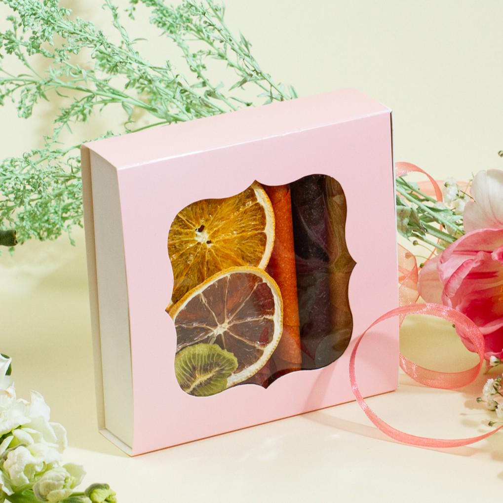 Набір пастили подарунковий Гармонія 150 г Рожевий (FS-05017/8)