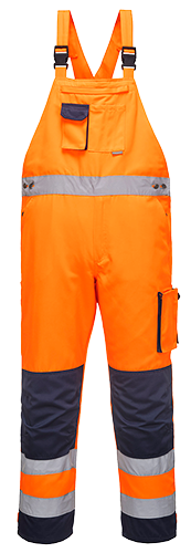 Полукомбинезон светоотражающий Dijon TX52 XL Оранжевый/Темно-синий