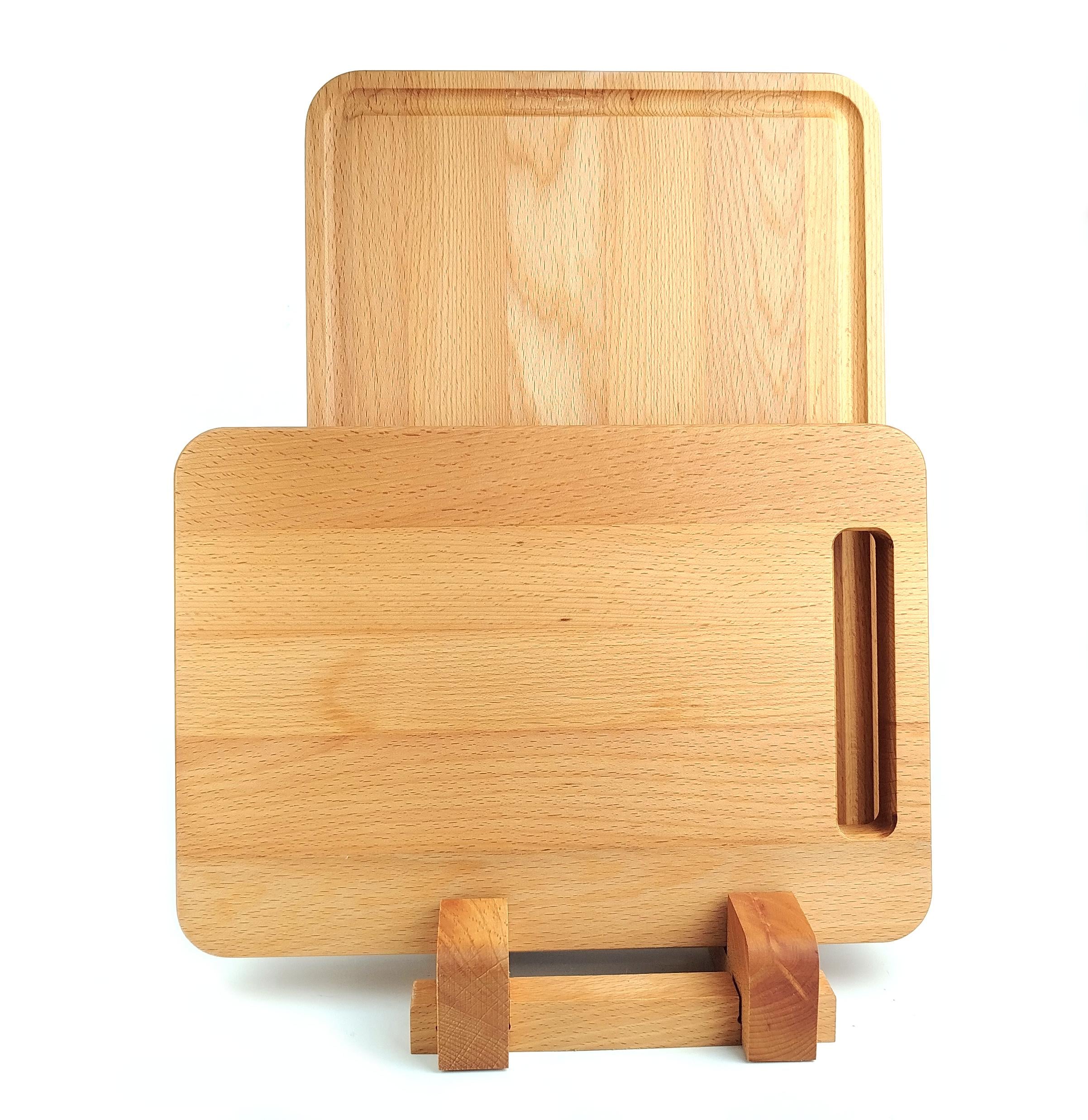 Набор кухонных досок Базилик с подставкой (02003)