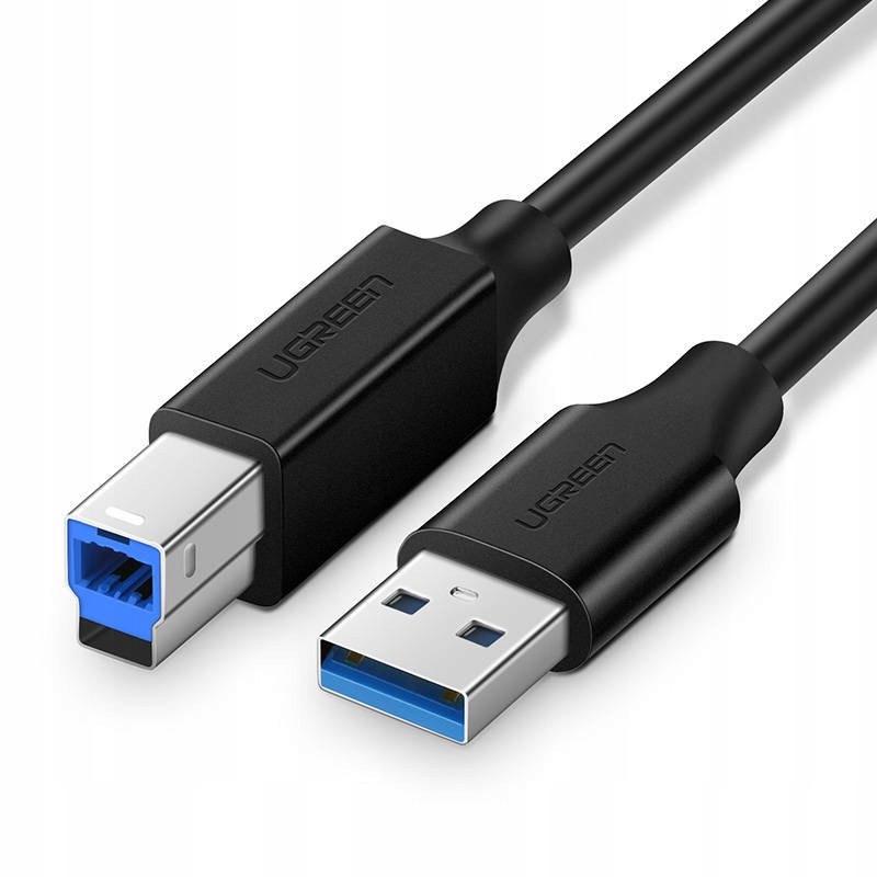 Кабель UGREEN USB-A на USB-B 3.0 US210 Print Cable 1 м Black (30753)