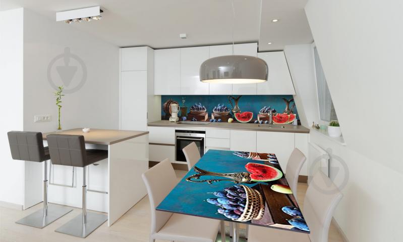 Наклейка виниловая на стол Zatarga «Сливы» 600х1200 мм Z180536st