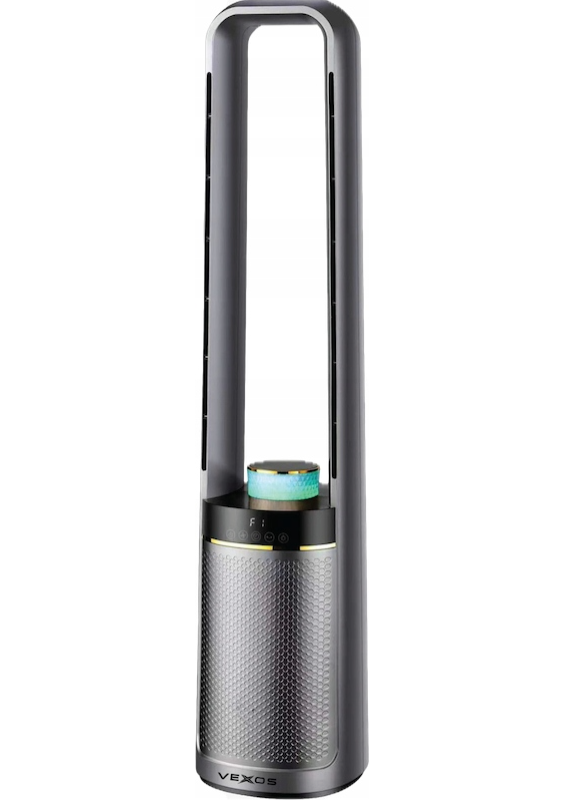 Вентилятор бесшумный колонный VEXOS ONE+ Aura One Air 85 Вт 4-цветная светодиодная подсветка пульт ДУ