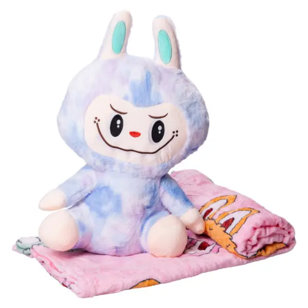 М'яка іграшка велика Labubu Синій - фото 1