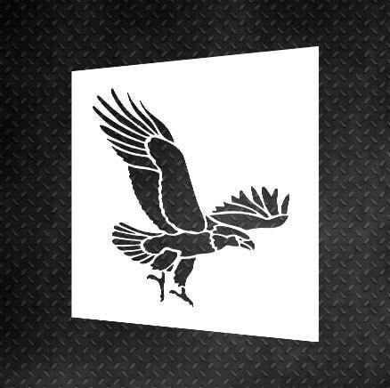 Трафарет DFA для декору Тварини Орел для штукатурки та фарби 0,3-1 мм (J00012)