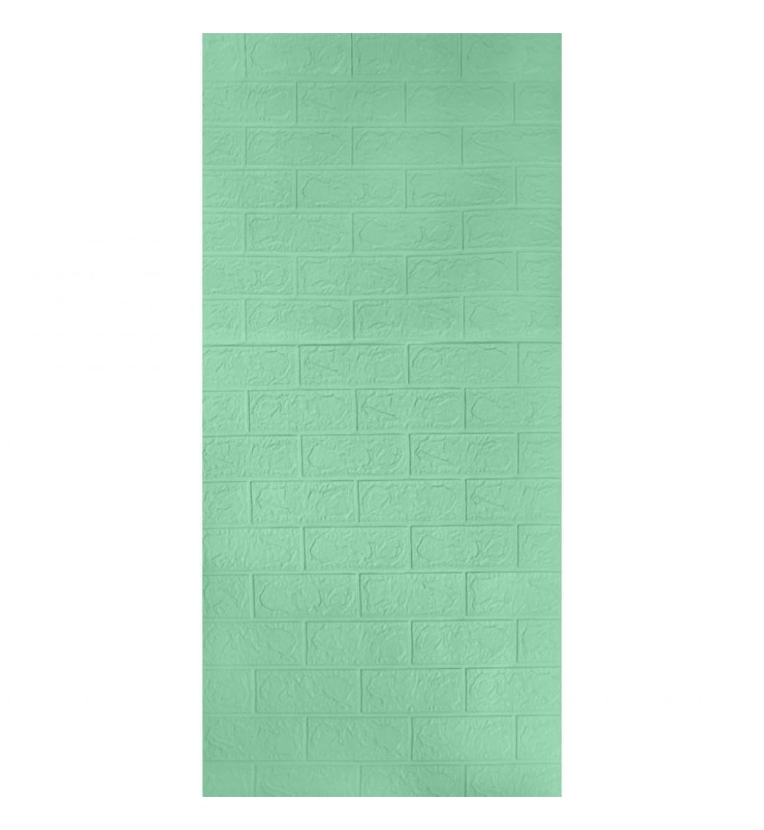 3D-панель под кирпич самоклеющаяся 3080x700x3 мм Мятный - фото 3 3D-панель под кирпич самоклеющаяся 3080x700x3 мм Мятный - фото 3