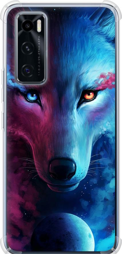 Чехол на Vivo V20 SE Арт-волк (3999sp-2128-42517)