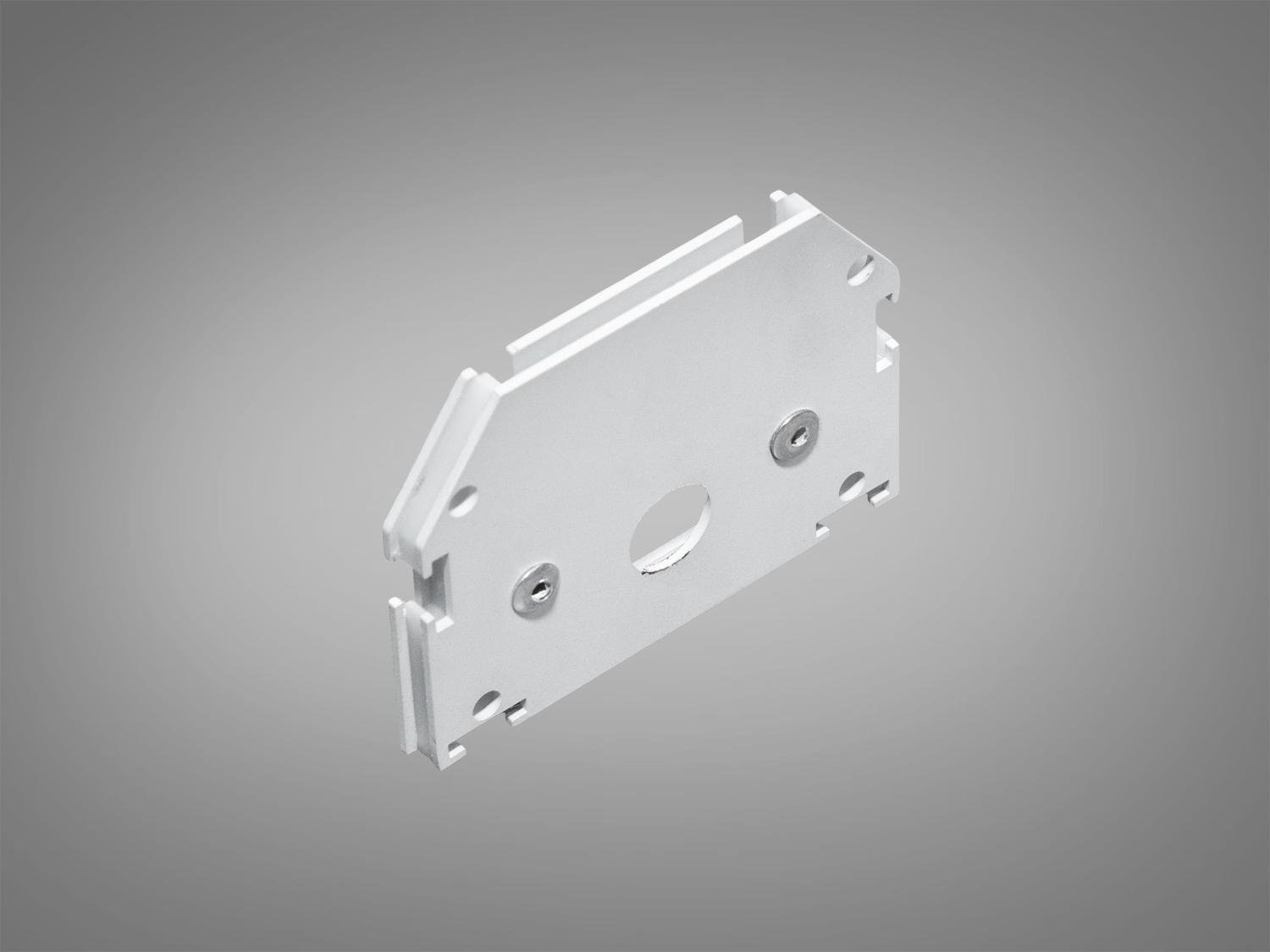 Заглушка торцевая для трека 20-й серии модель 104 (QY-END CAP for 104 WH)