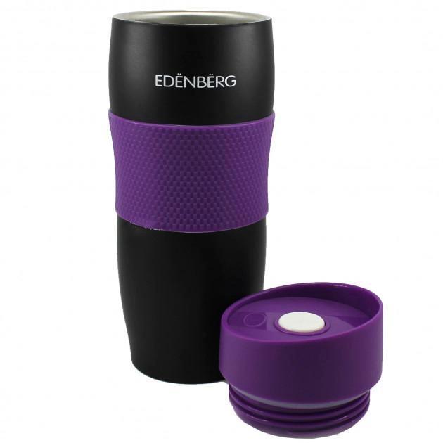 Термокухоль вакуумний Edenberg EB-622 з нержавіючої сталі 380 мл Фіолетовий (2530557778) - фото 4 Термокухоль вакуумний Edenberg EB-622 з нержавіючої сталі 380 мл Фіолетовий (2530557778) - фото 4